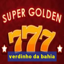 verdinho da bahia